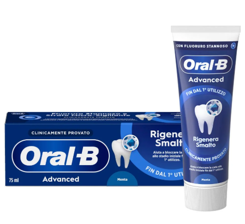ORAL-B Dentifricio ADVANCED Rigenera Smalto 75ml